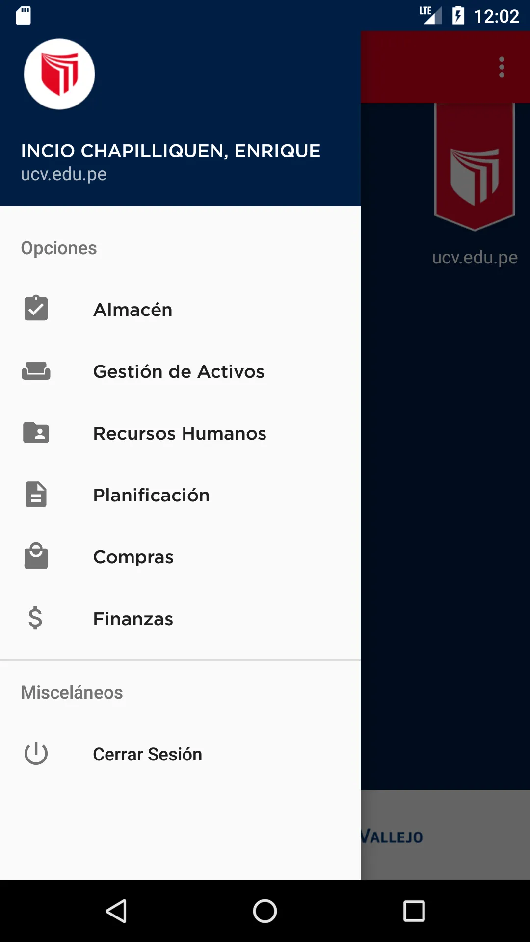 UCV Móvil Corporativo | Indus Appstore | Screenshot