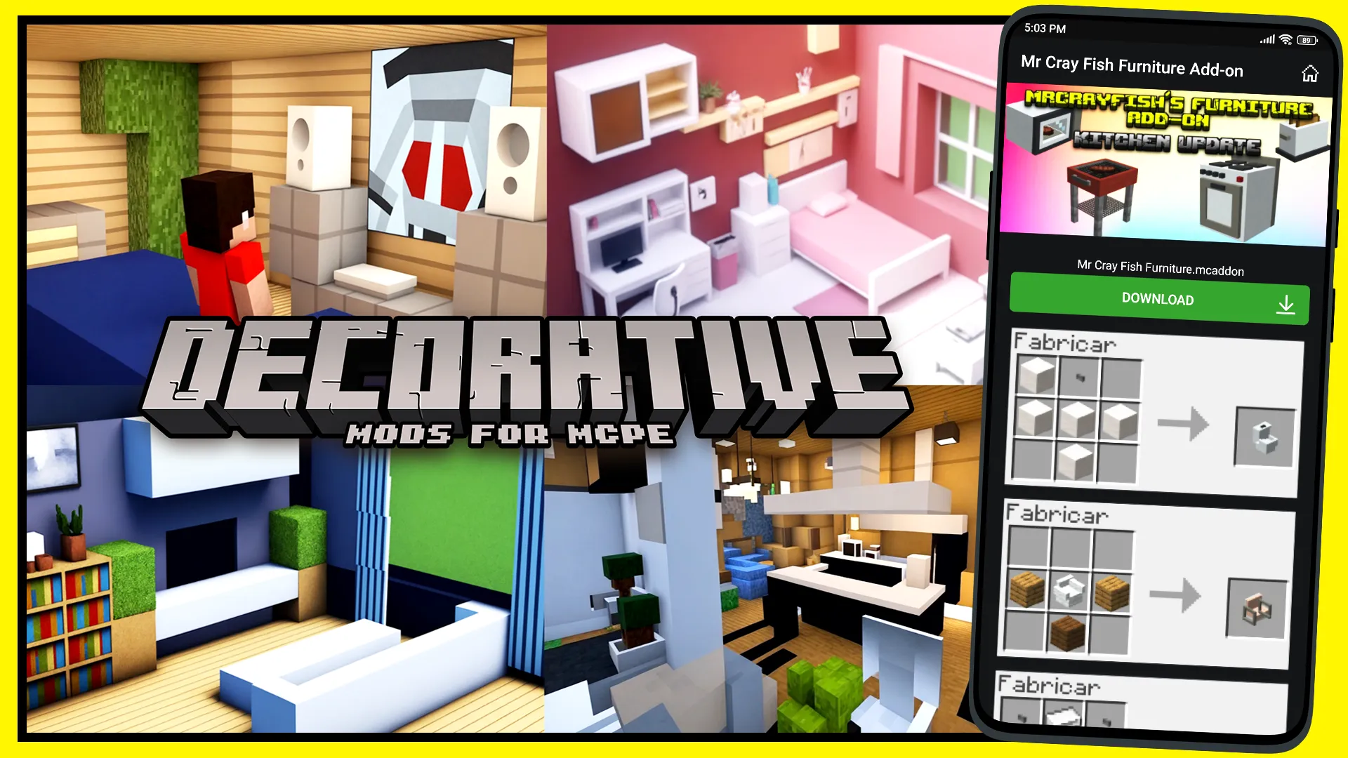 Furniture mod for Minecraft PE | Indus Appstore | Screenshot
