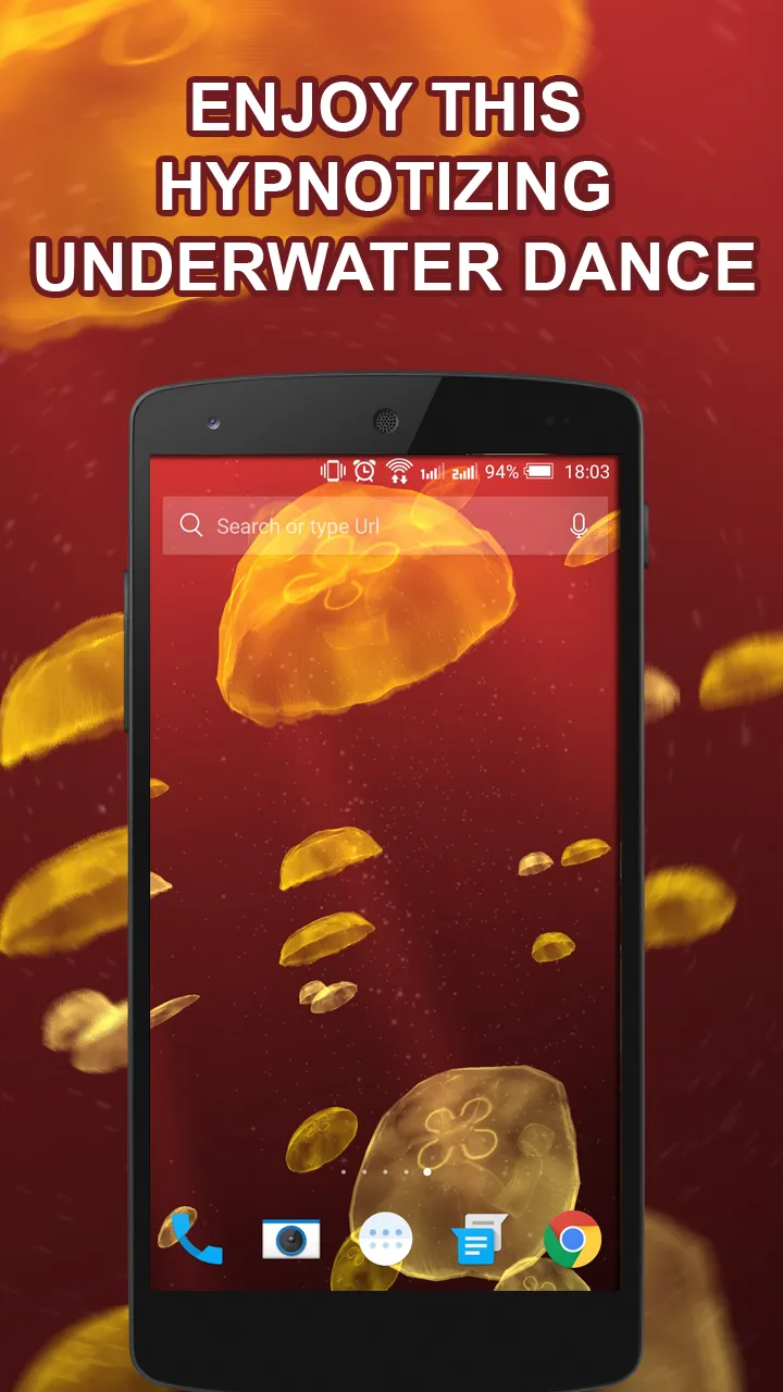 Jellyfishes 3D live wallpaper | Indus Appstore | Screenshot