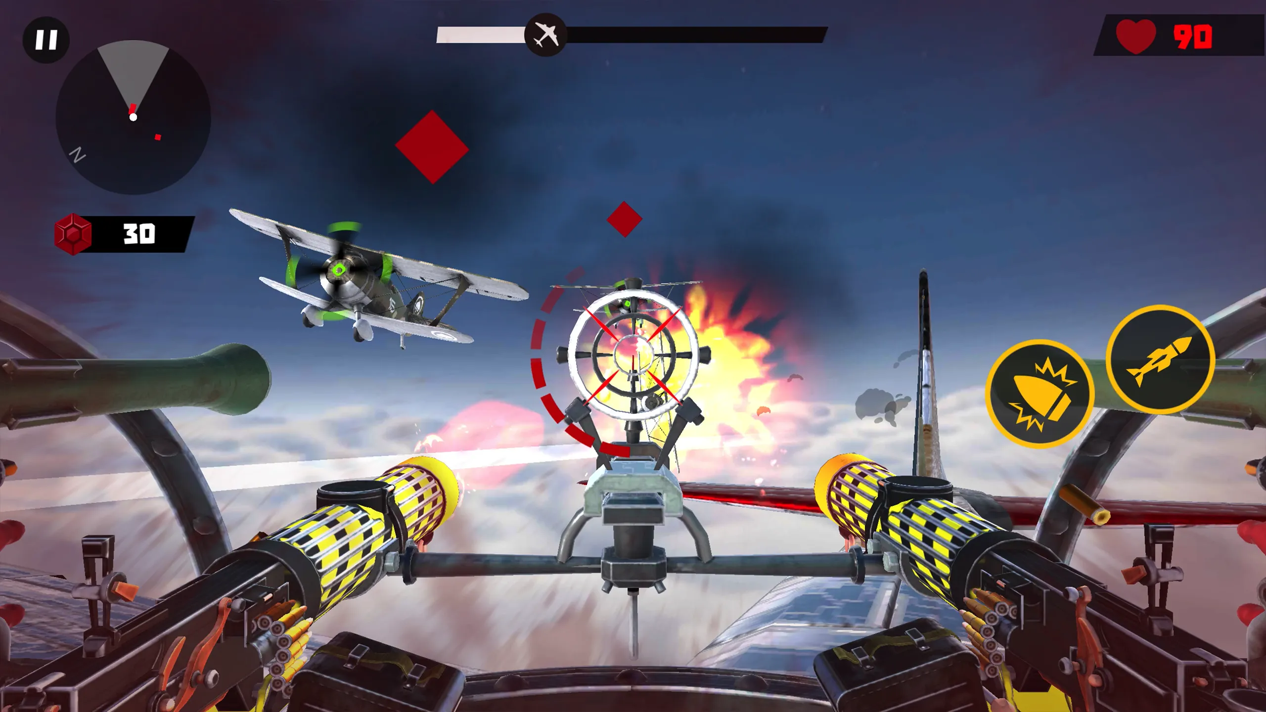 Gunner War - Air combat Sky Su | Indus Appstore | Screenshot