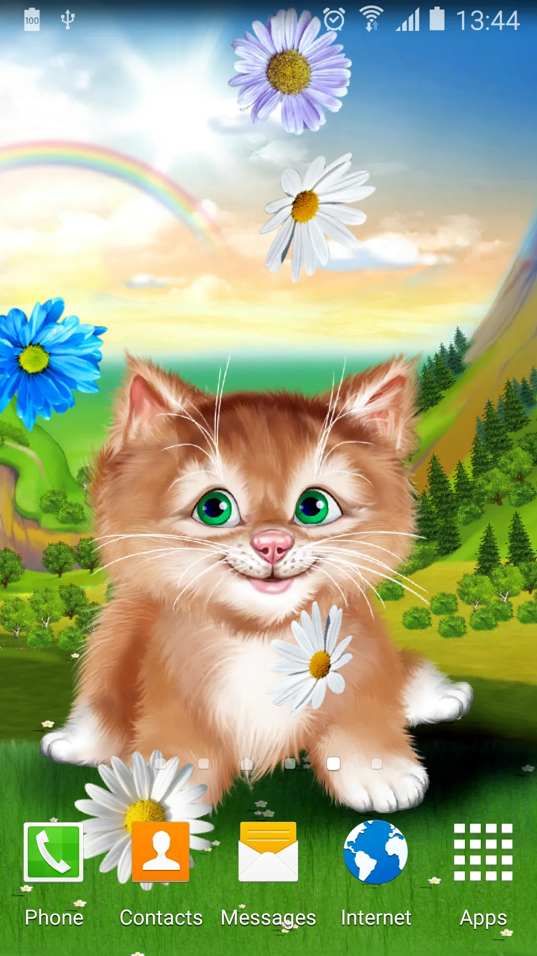 Kitten Live Wallpaper | Indus Appstore | Screenshot