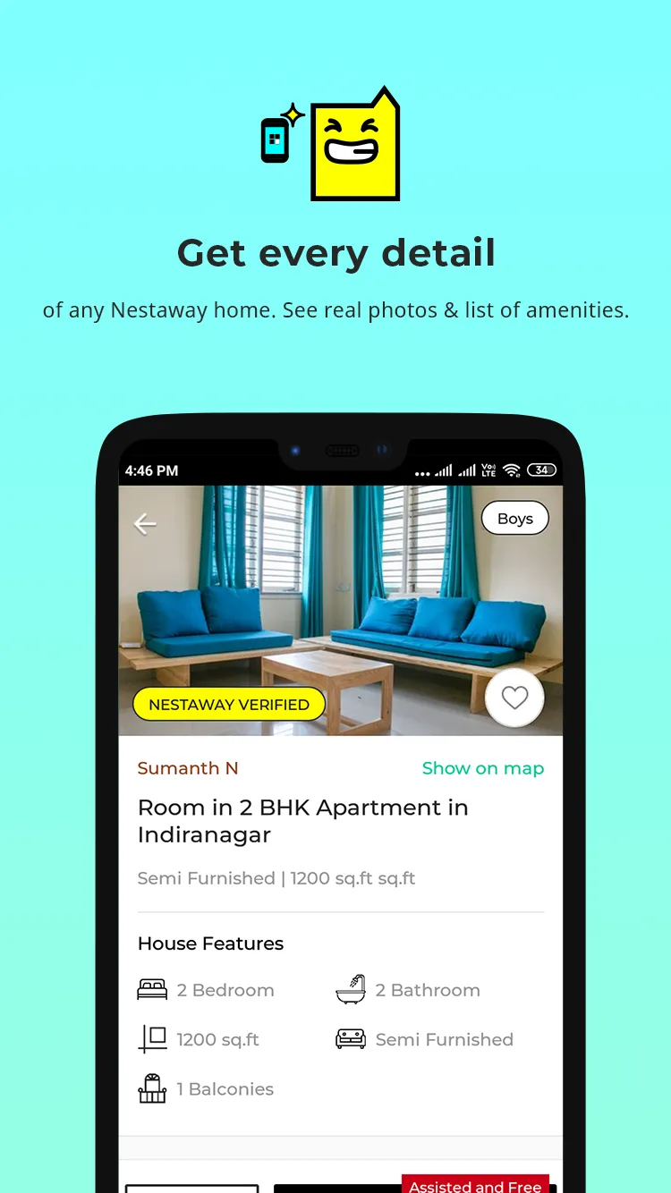 Nestaway-Rent a House/Room/Bed | Indus Appstore | Screenshot