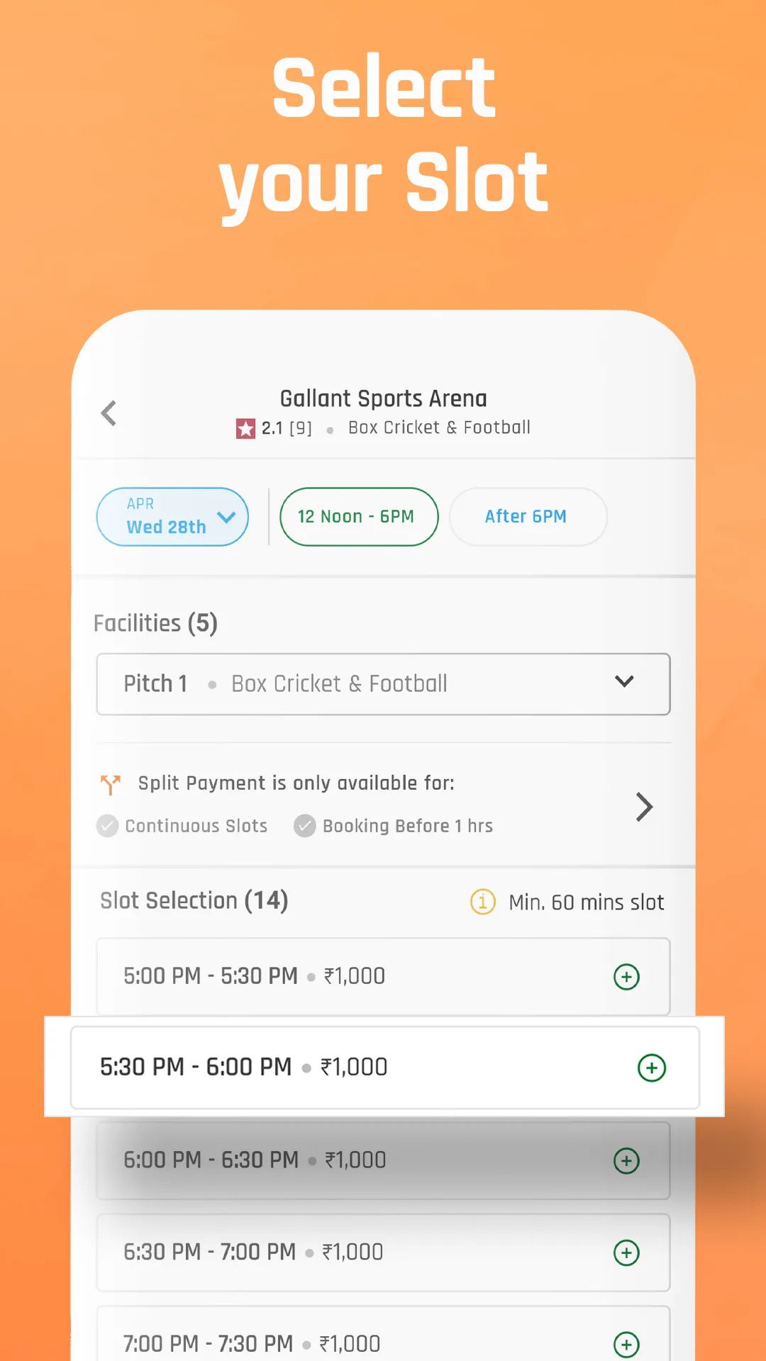 KheloMore: Book sports venues | Indus Appstore | Screenshot