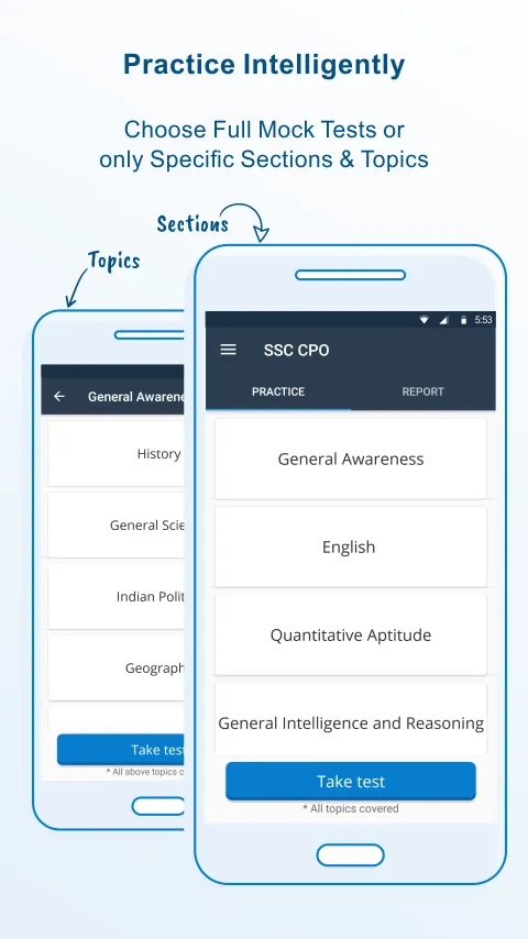 SSC CPO SI Preparation Tests | Indus Appstore | Screenshot