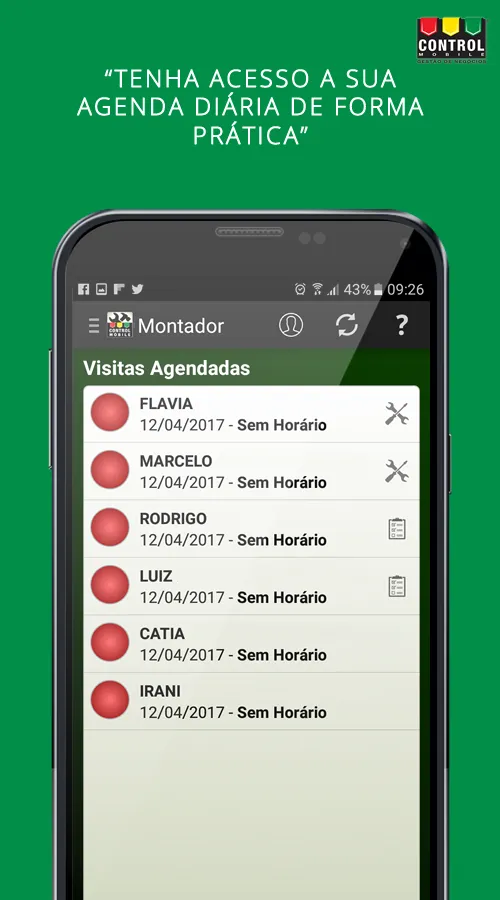 Control Móbile - Montadores | Indus Appstore | Screenshot