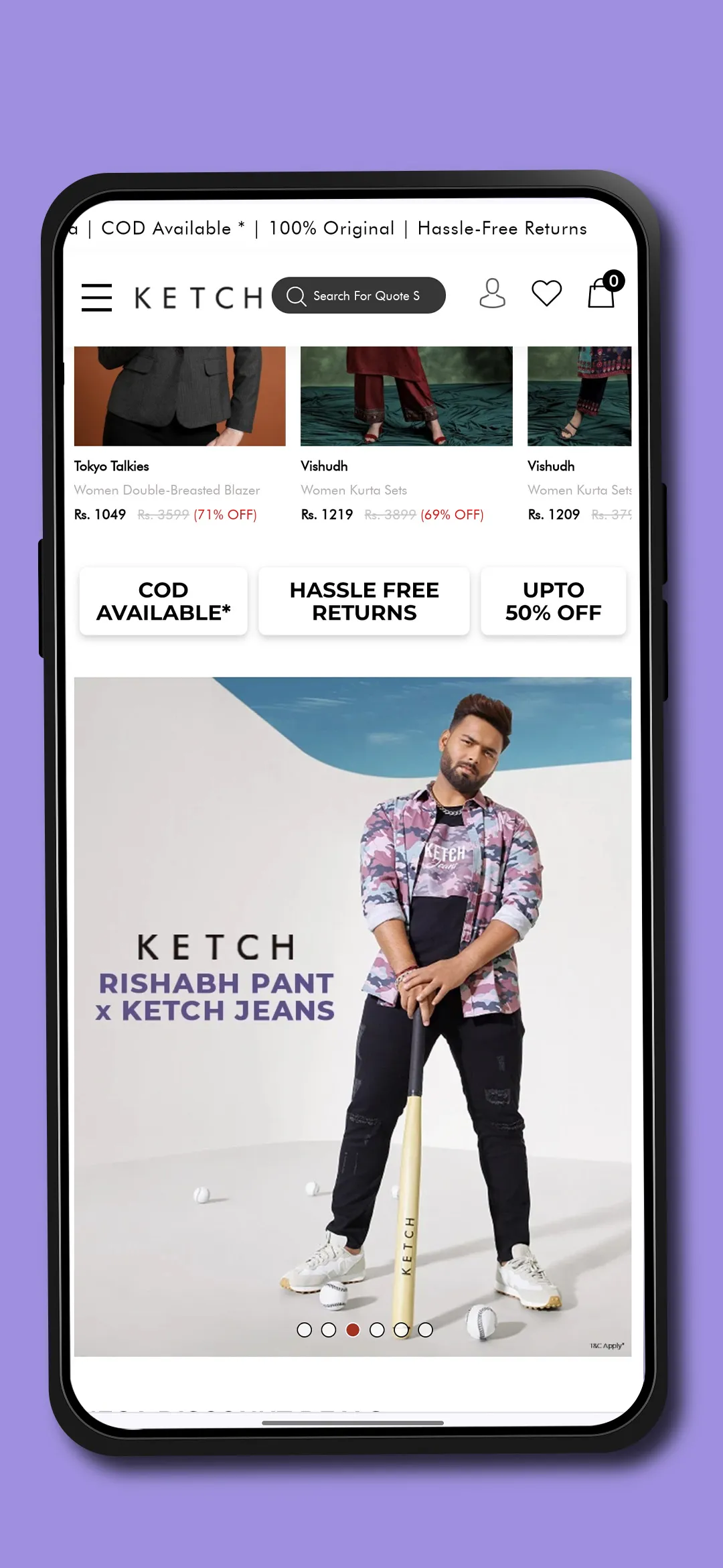 Ketch - Online Shopping App | Indus Appstore | Screenshot