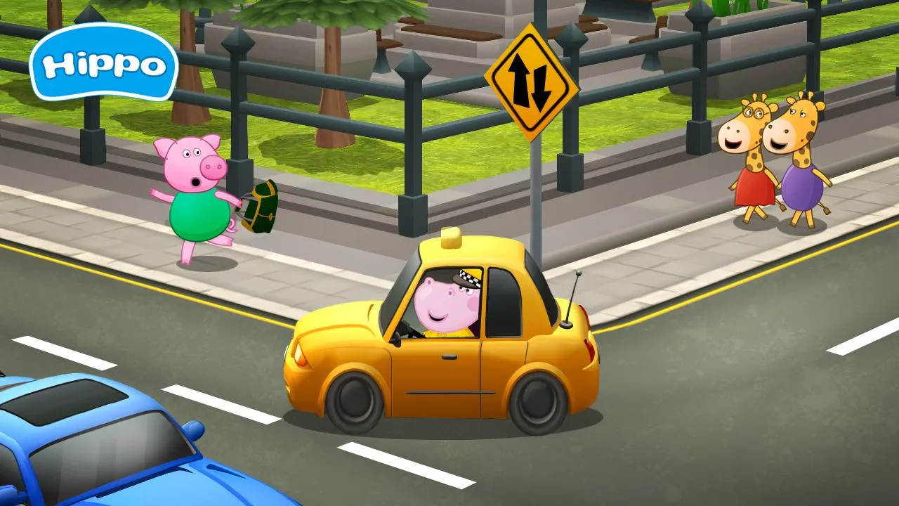 Kids’ Car Racing with Hippo | Indus Appstore | Screenshot