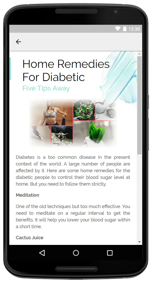 Prevent Diabetes By Easy Tips | Indus Appstore | Screenshot