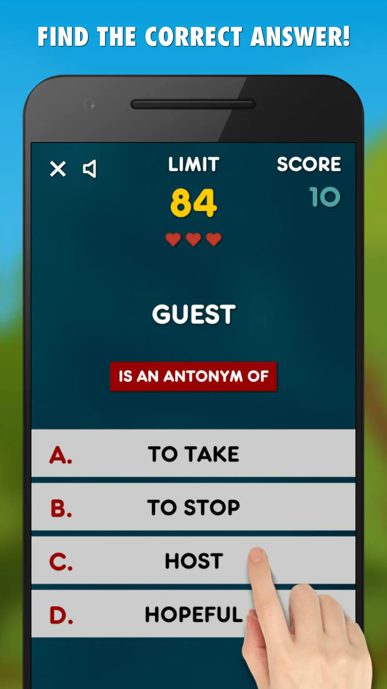 Antonyms Game | Indus Appstore | Screenshot