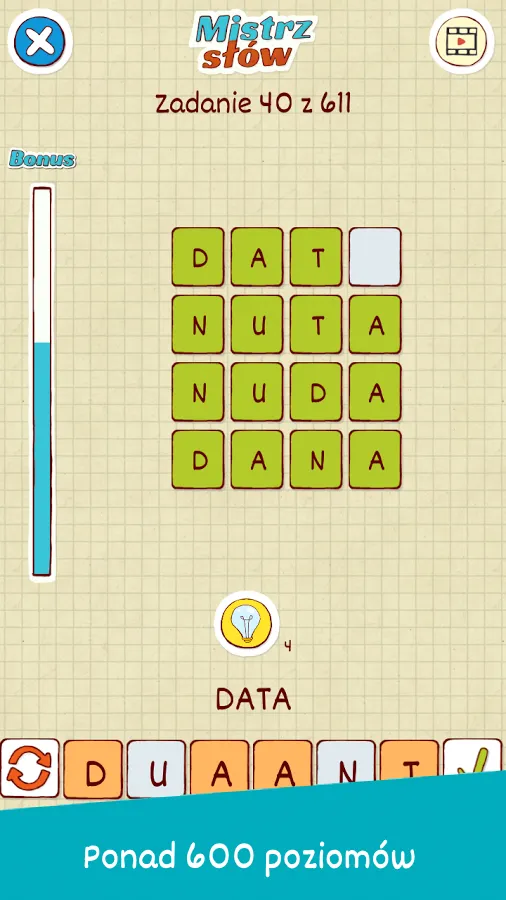 Mistrz Słów - Układanka słowna | Indus Appstore | Screenshot