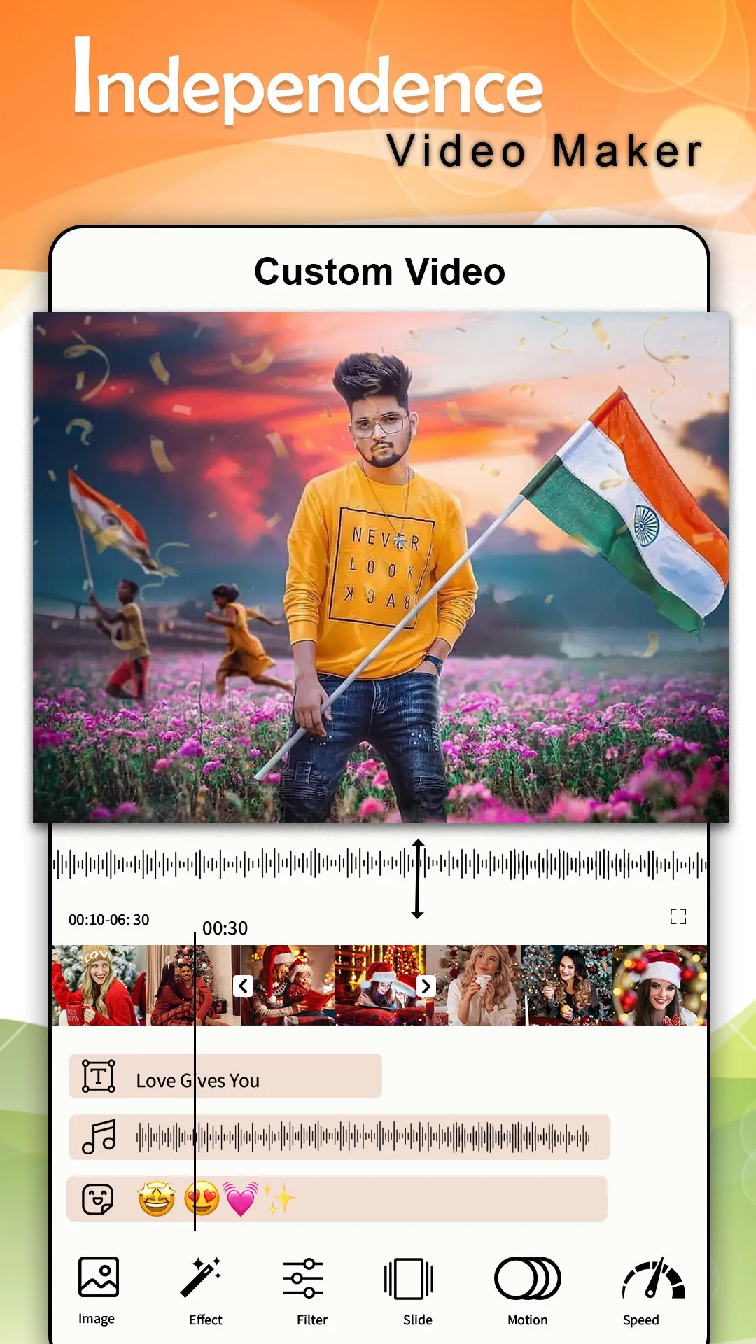 Independence Day Video Maker | Indus Appstore | Screenshot