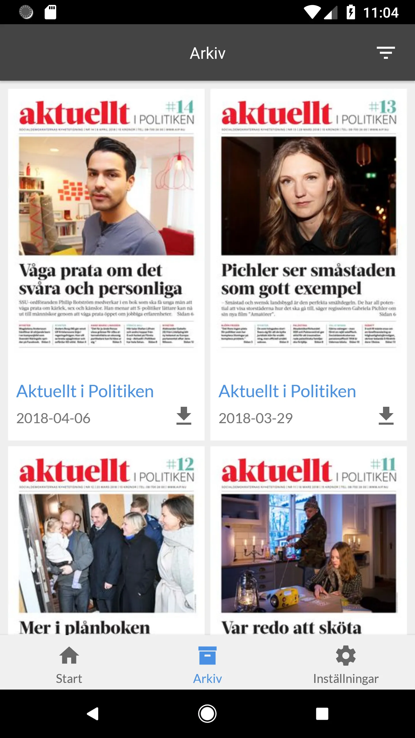 Aktuellt i Politiken | Indus Appstore | Screenshot