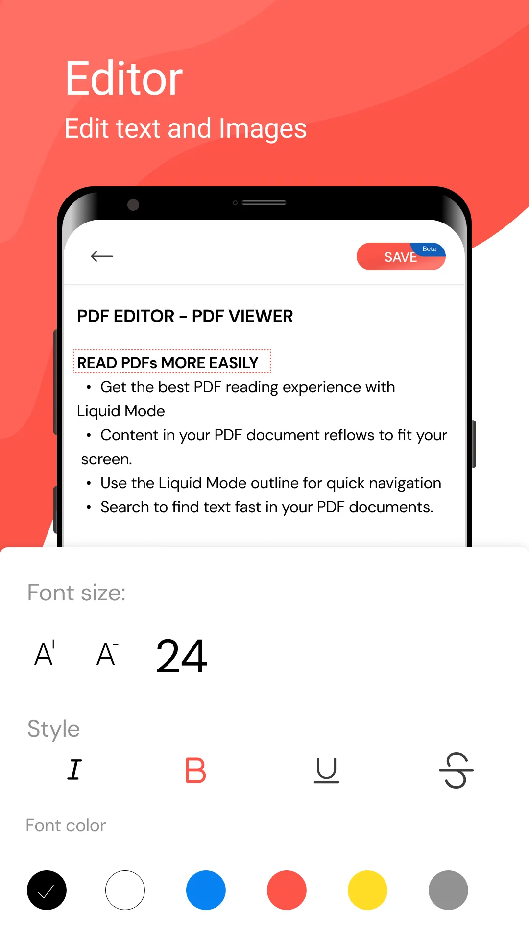 PDF Editor - Viewer, Edit PDF | Indus Appstore | Screenshot