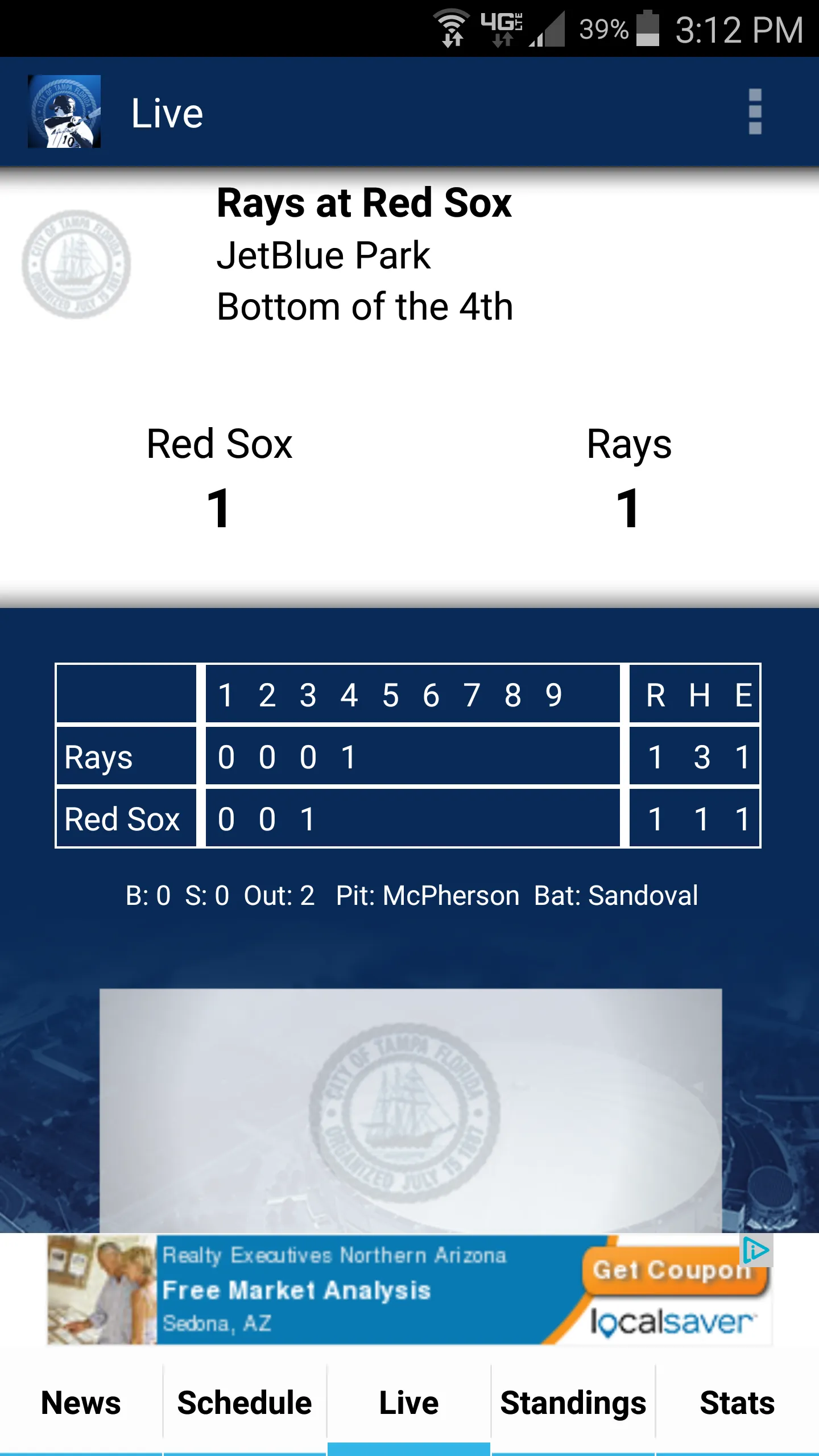 Tampa Bay Baseball | Indus Appstore | Screenshot