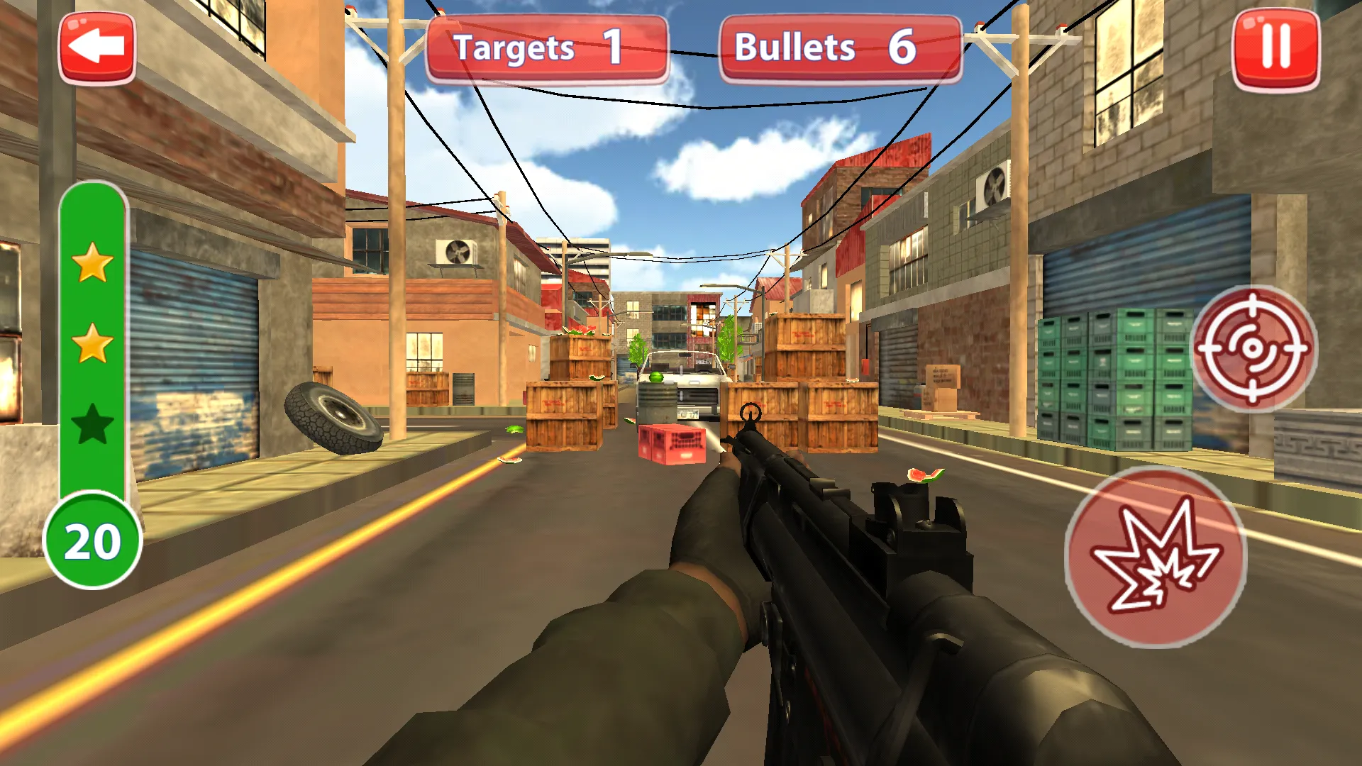 Watermelon Shooting 3D | Indus Appstore | Screenshot