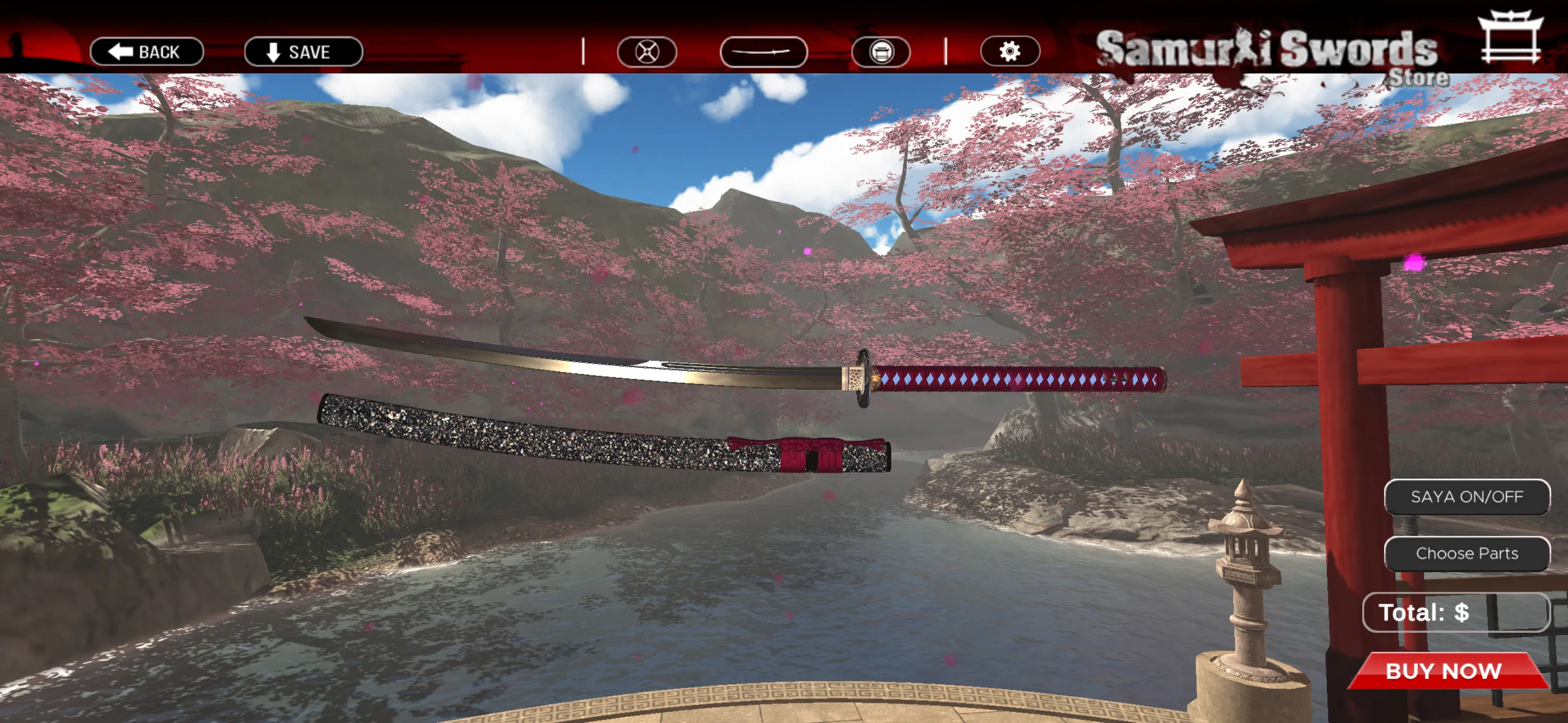 Samurai Swords Store | Indus Appstore | Screenshot