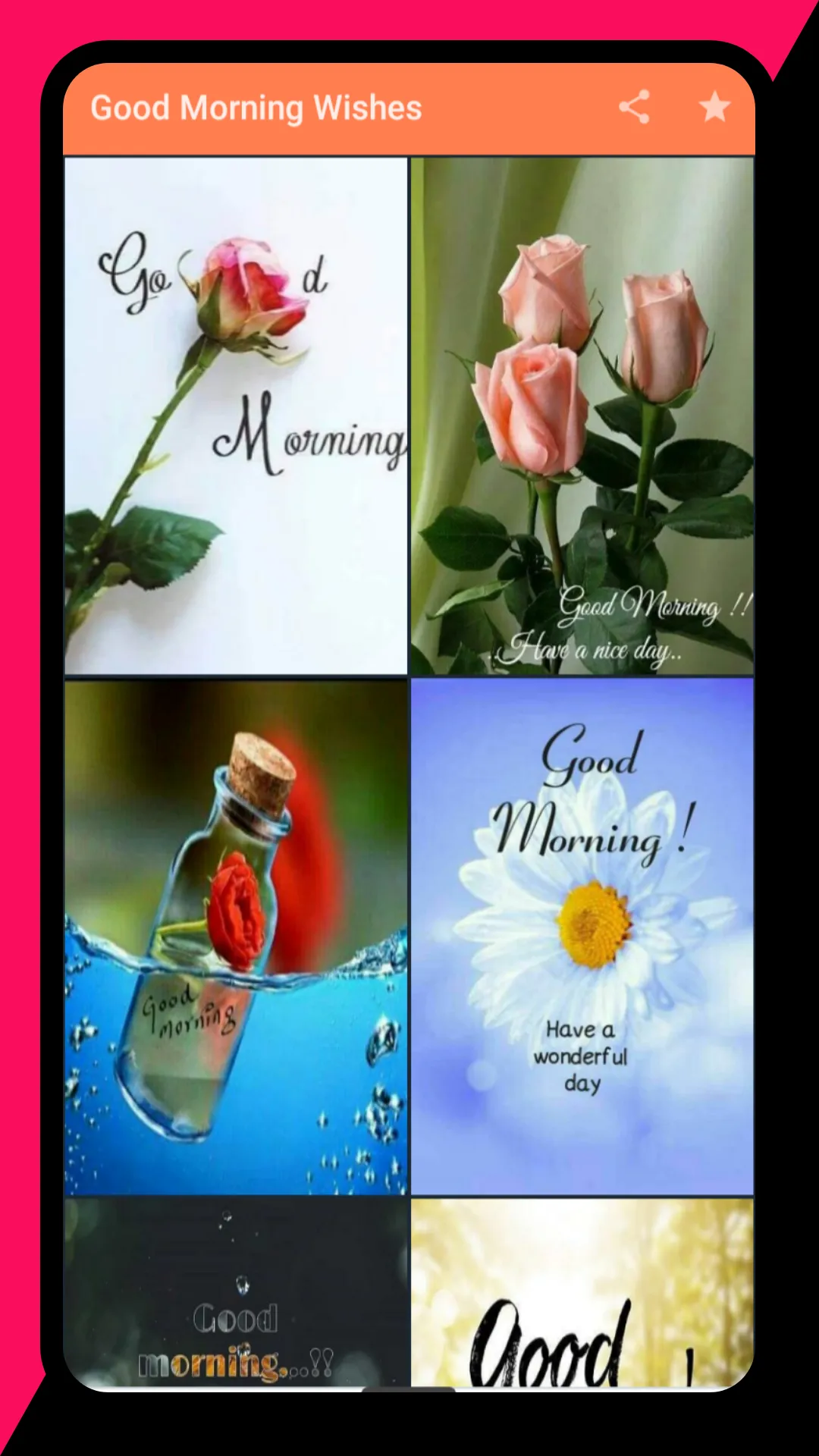 Beautiful Good Morning Wishes | Indus Appstore | Screenshot