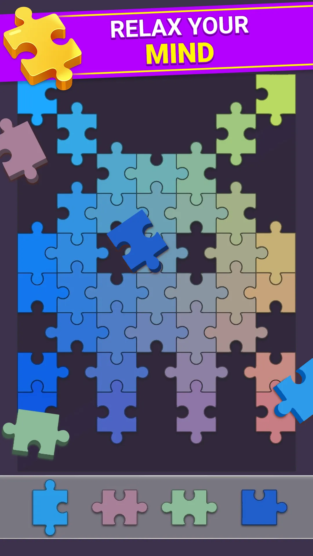 Color Gradient Jigsaw Puzzle | Indus Appstore | Screenshot