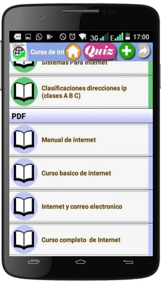 CURSO DE INTERNET | Indus Appstore | Screenshot