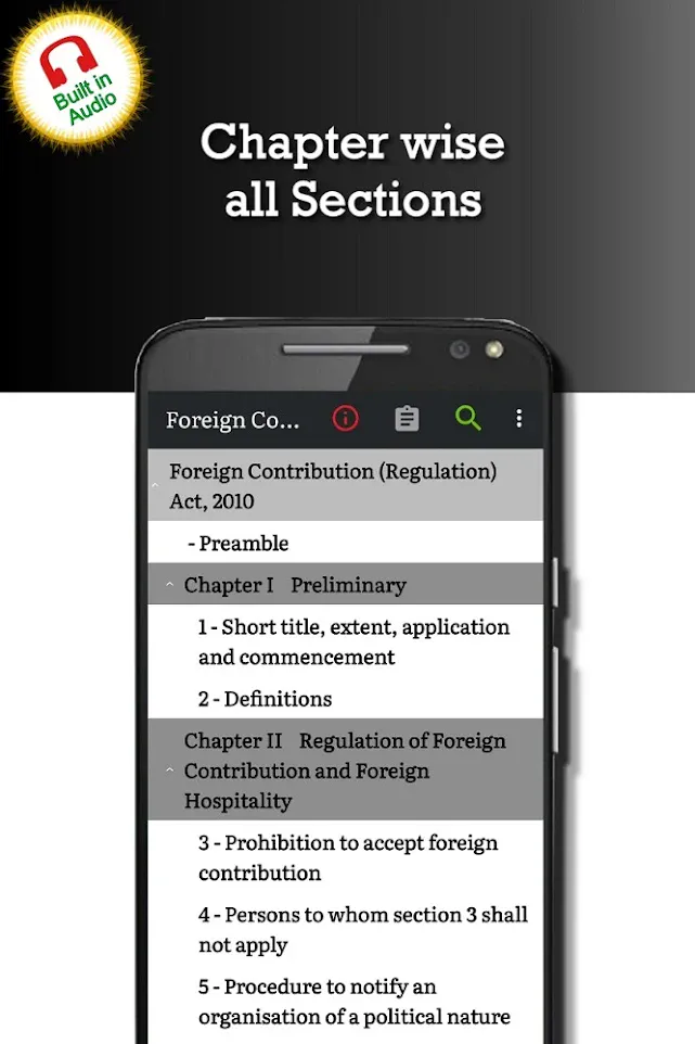 Foreign Contribution Regulation Act 2010 (FCRA) | Indus Appstore | Screenshot