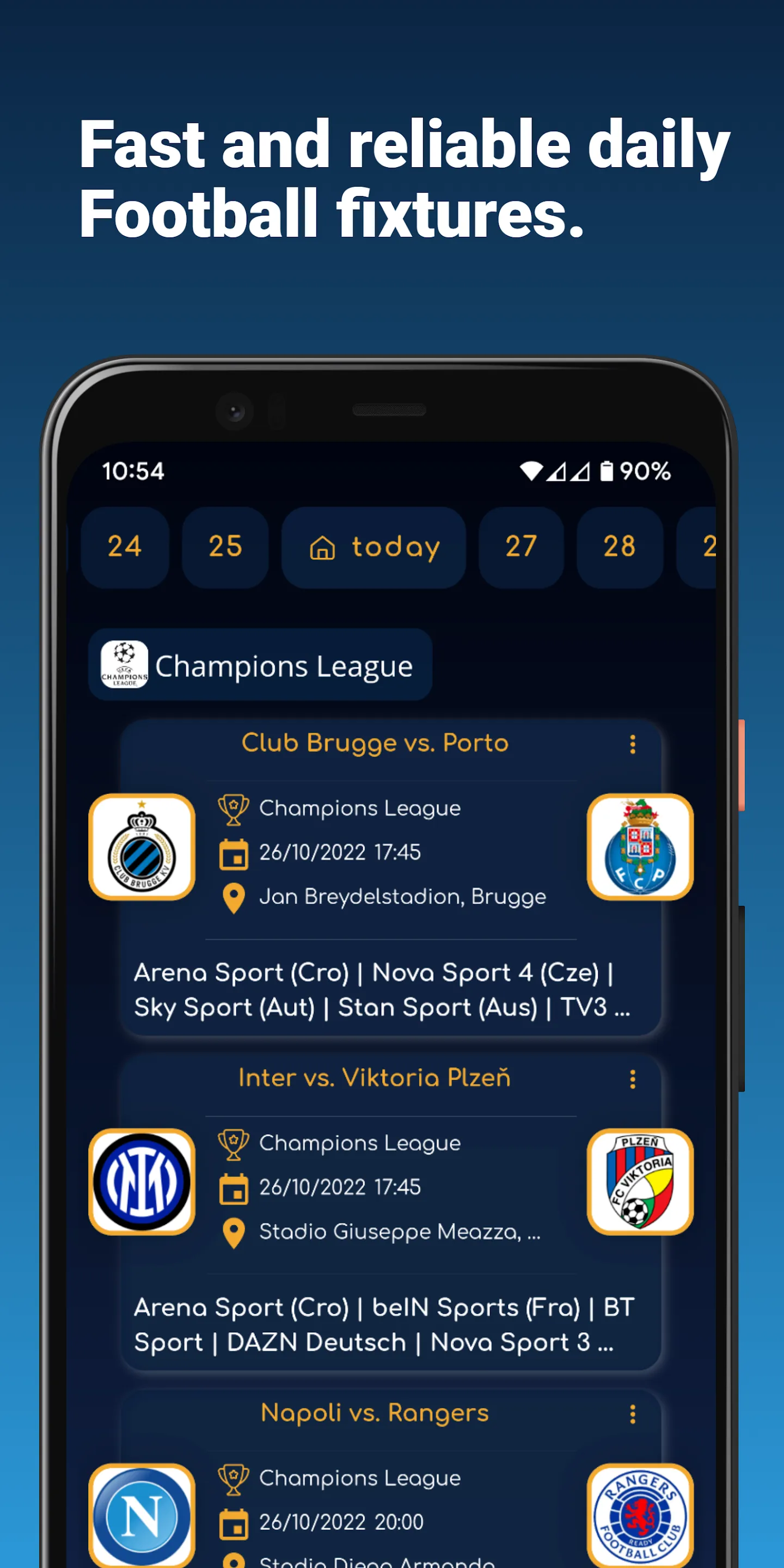 Live Football TV - ScoreStack | Indus Appstore | Screenshot