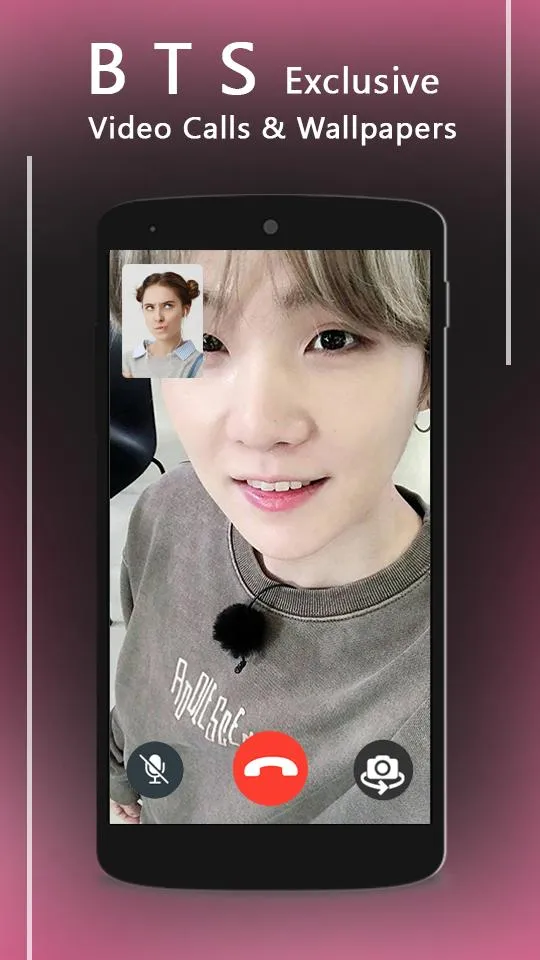 BTS LIVE - BTS Fake Video Call | Indus Appstore | Screenshot