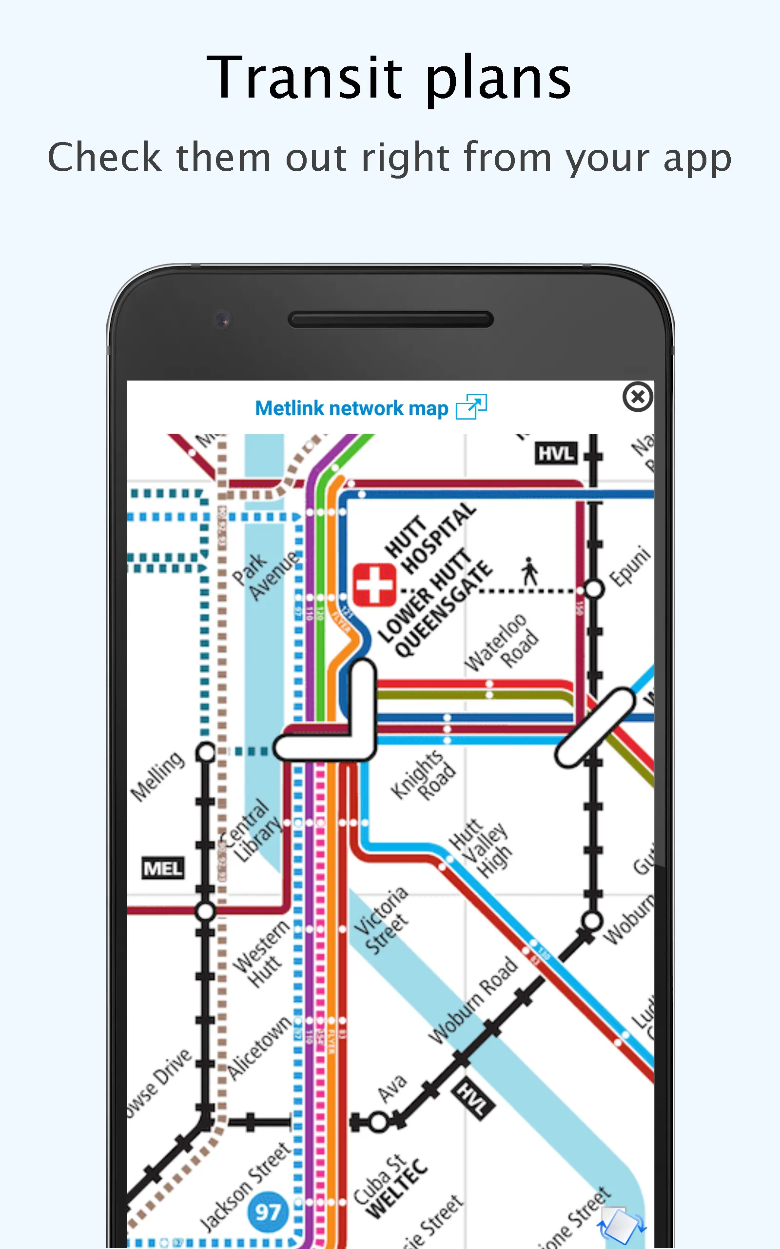 Wellington Metlink departures | Indus Appstore | Screenshot