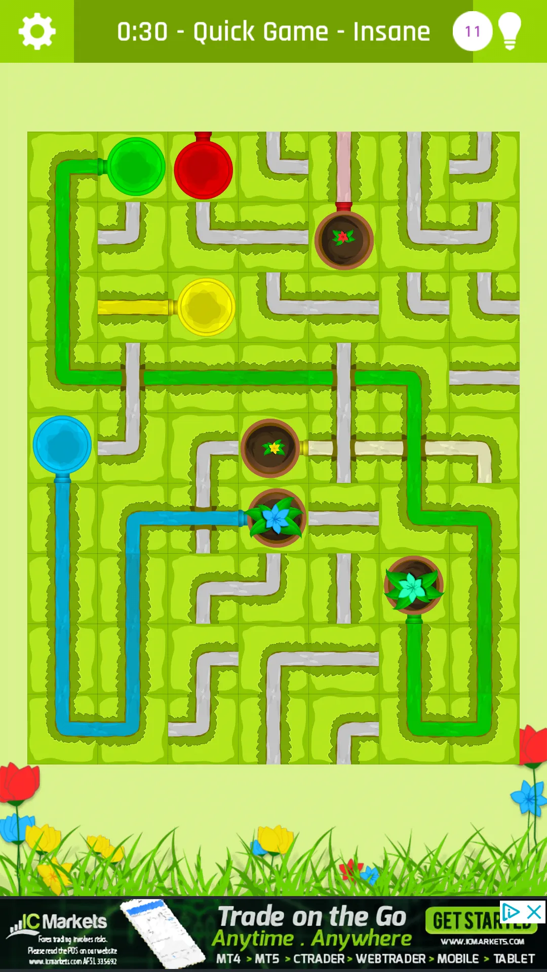 Splash of Plants pipeline game | Indus Appstore | Screenshot