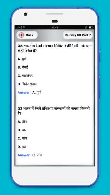 Railway gk in hindi | Indus Appstore | Screenshot