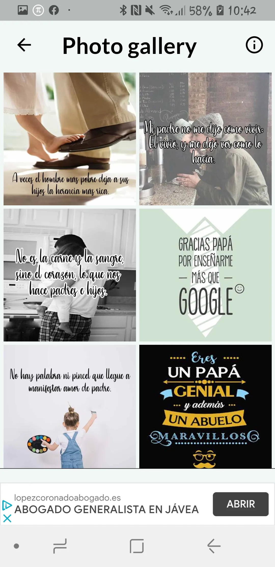 ¡Feliz día papá! Te quiero | Indus Appstore | Screenshot