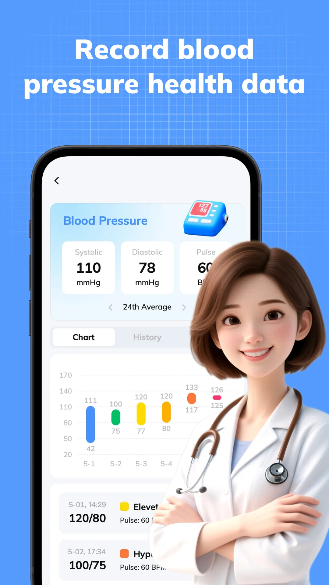 Pulsio - Health Data Tracker | Indus Appstore | Screenshot