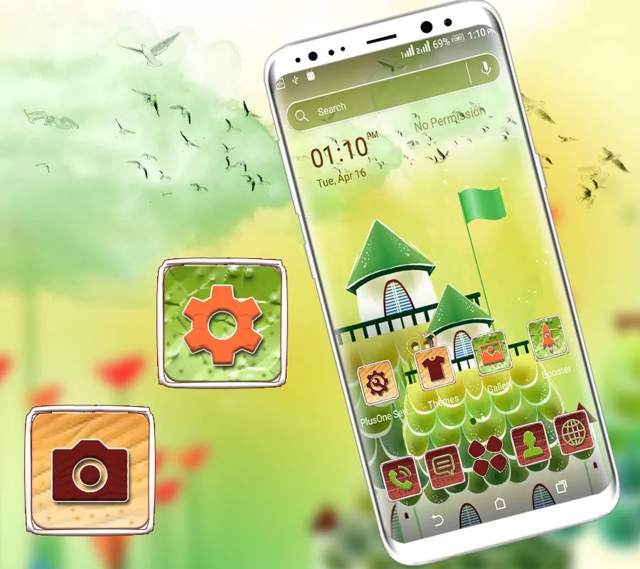 Cute Little Home Theme | Indus Appstore | Screenshot