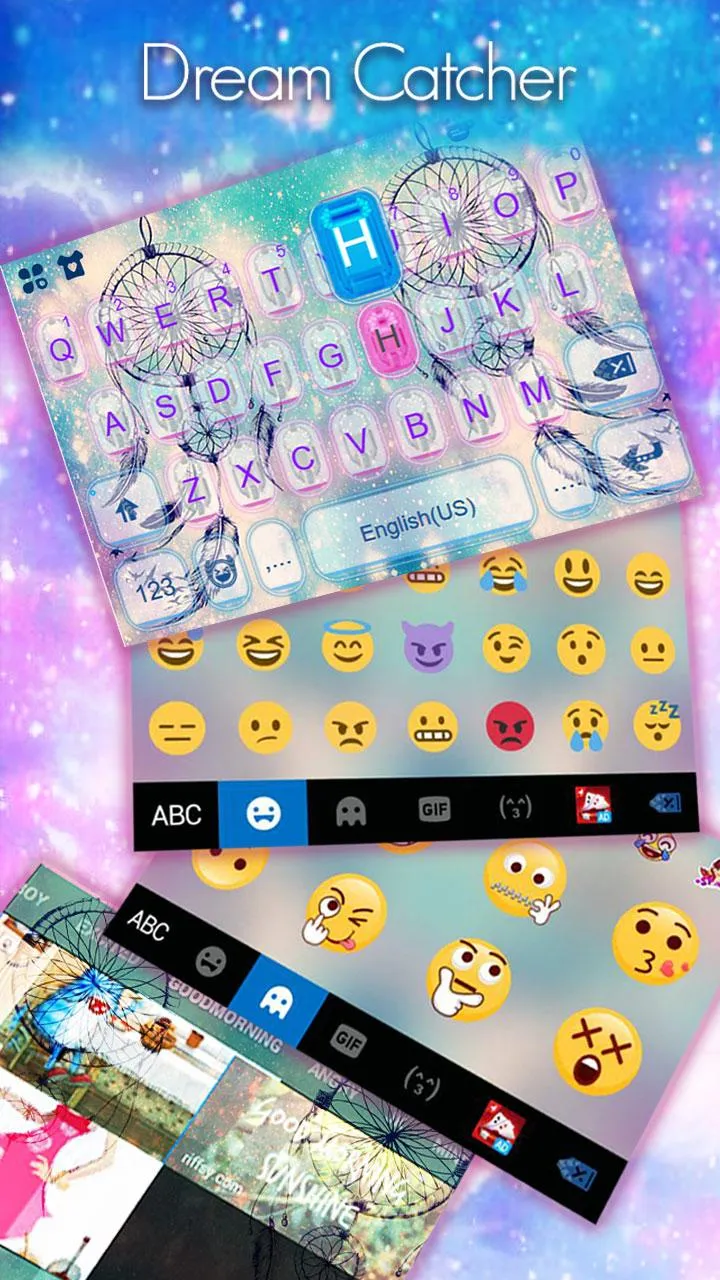 Dream Catcher Keyboard Theme | Indus Appstore | Screenshot