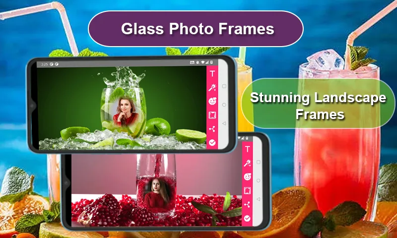 Glass & Juice Frame Editor | Indus Appstore | Screenshot