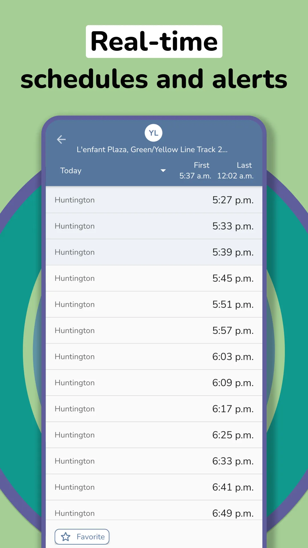 DC Transit: WMATA Metro Times | Indus Appstore | Screenshot