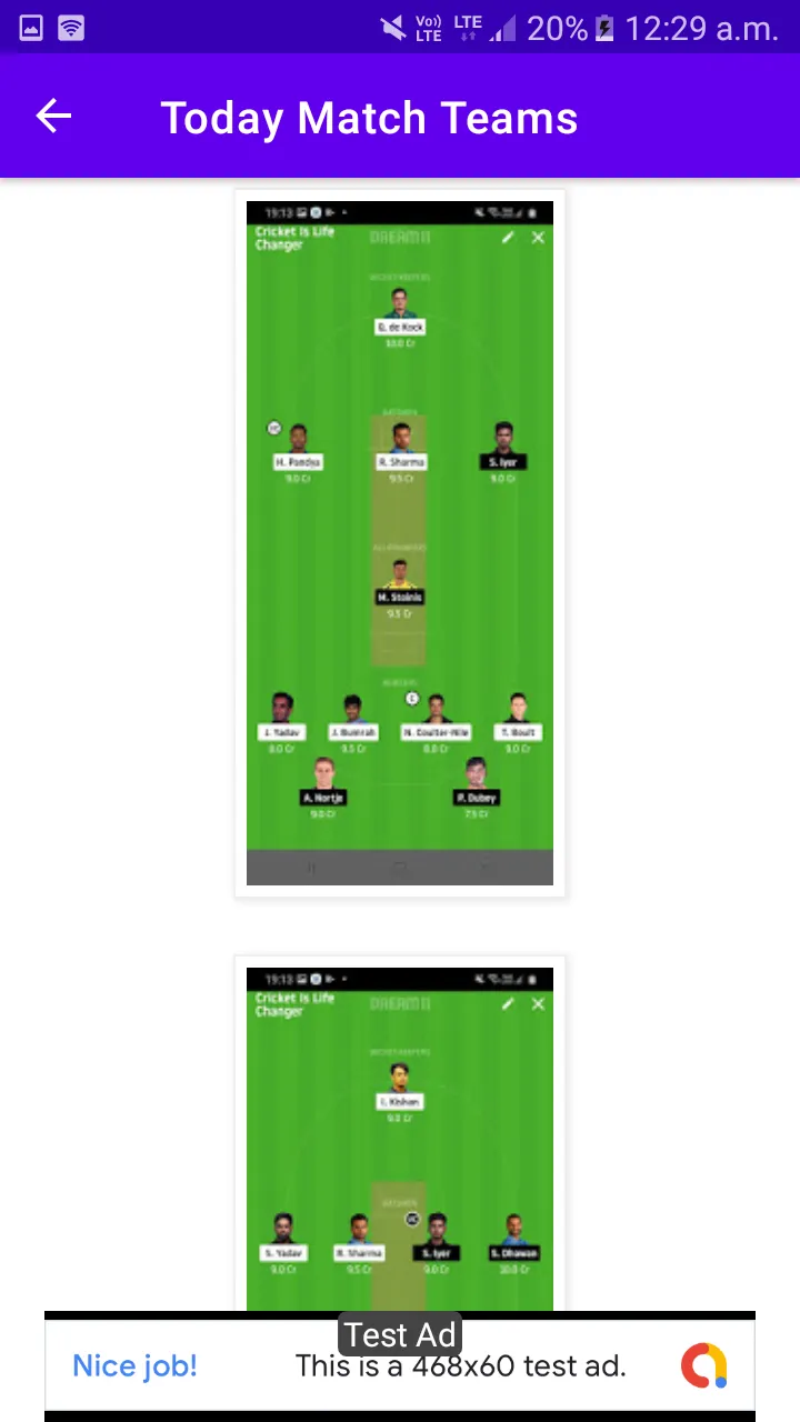 Best11 Teams | Indus Appstore | Screenshot