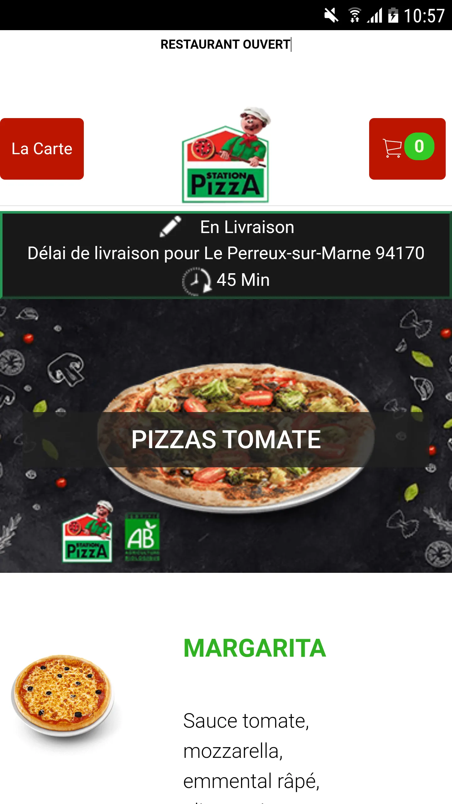 Station Pizza au Naturel | Indus Appstore | Screenshot