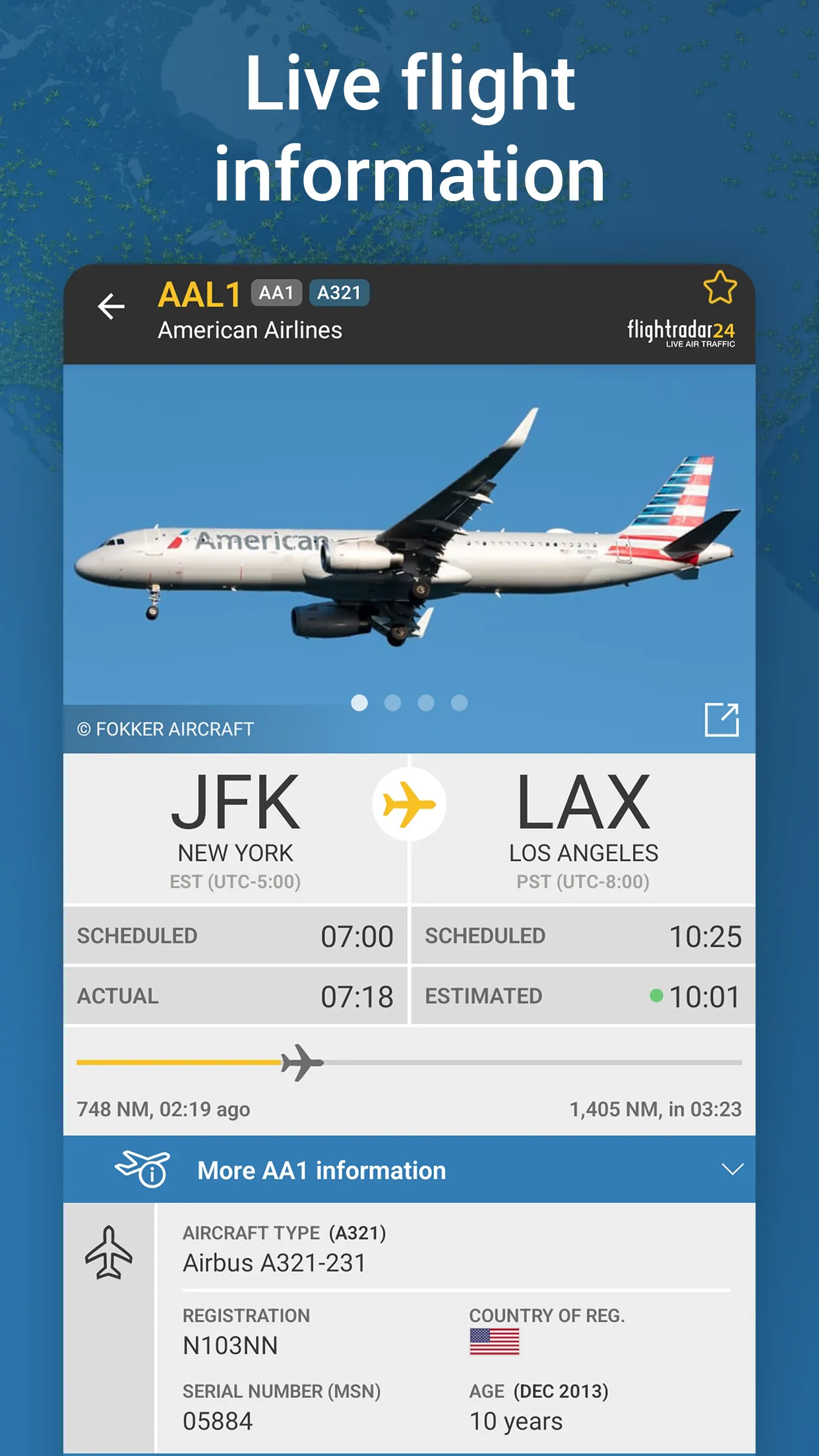 Flightradar24 Flight Tracker | Indus Appstore | Screenshot