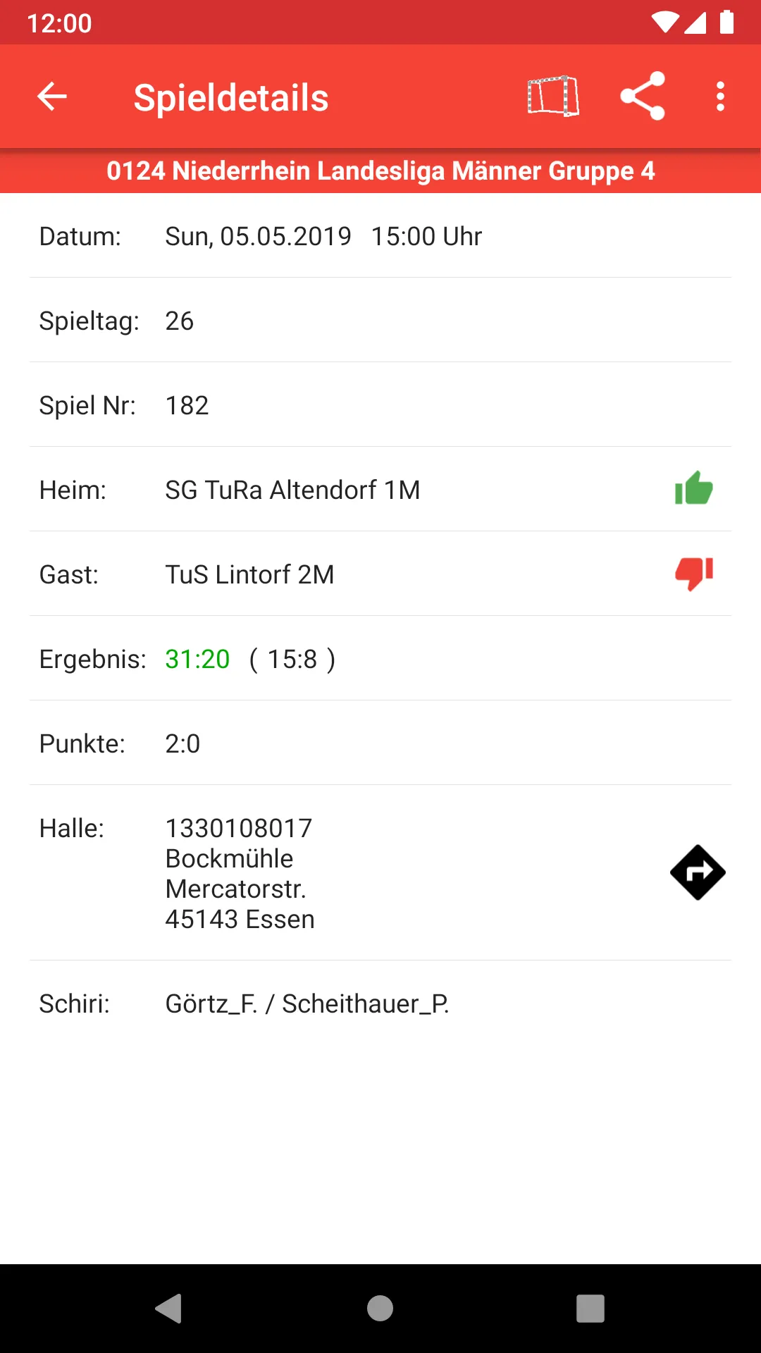 SG TuRa Altendorf | Indus Appstore | Screenshot