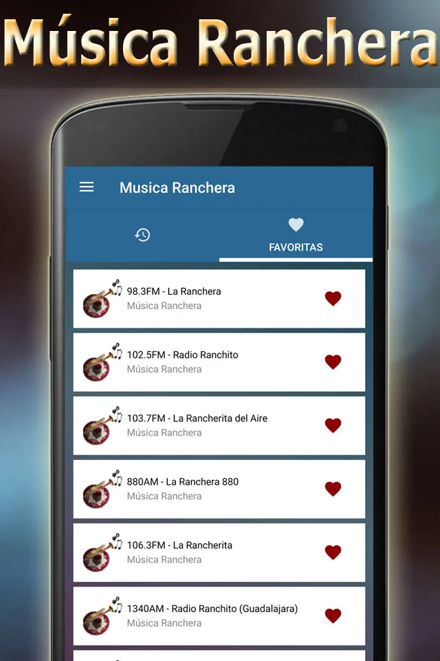 Música Ranchera Radios | Indus Appstore | Screenshot