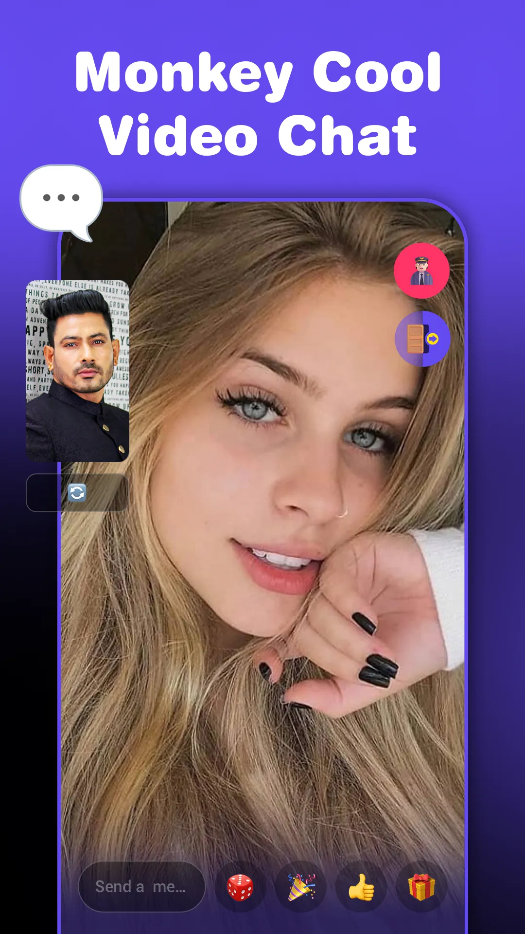 Monkey - random video chat | Indus Appstore | Screenshot