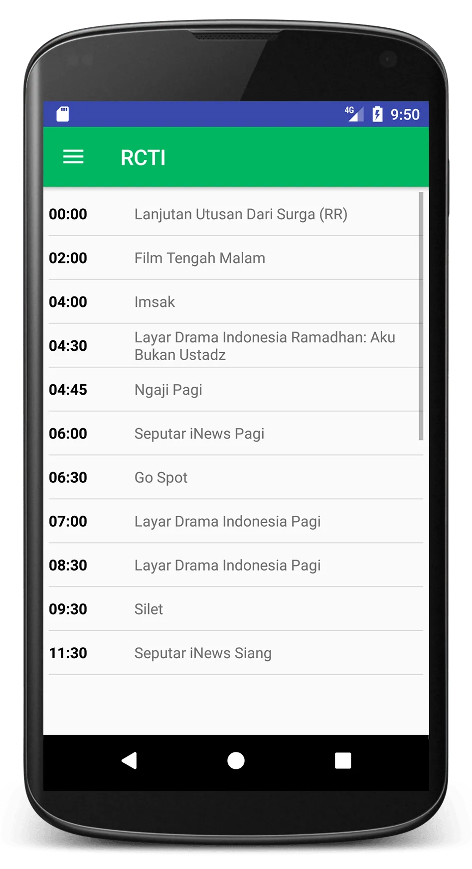 Jadwal Siaran Bola dan TV | Indus Appstore | Screenshot