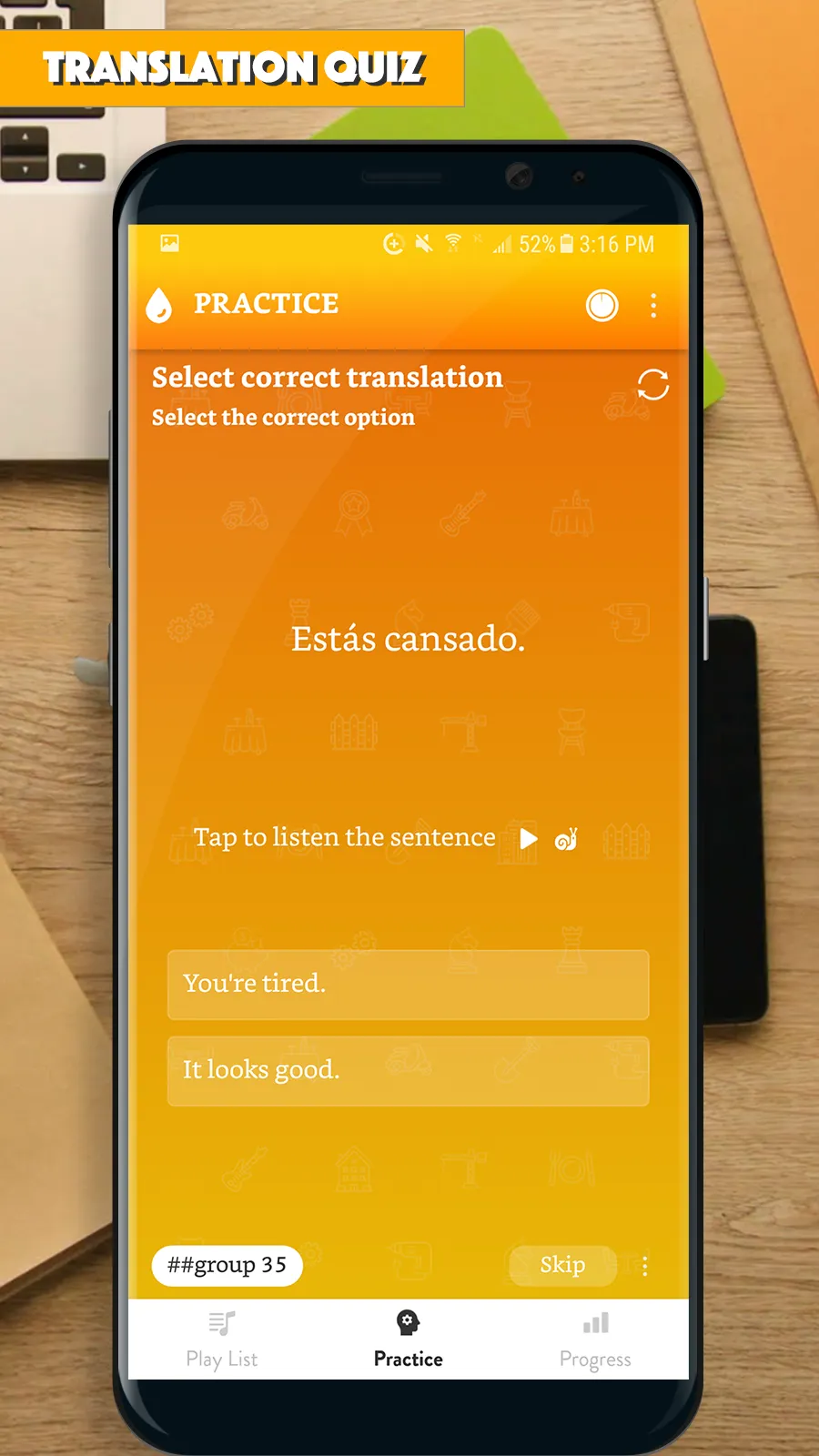 Spanish Sentence Master | Indus Appstore | Screenshot