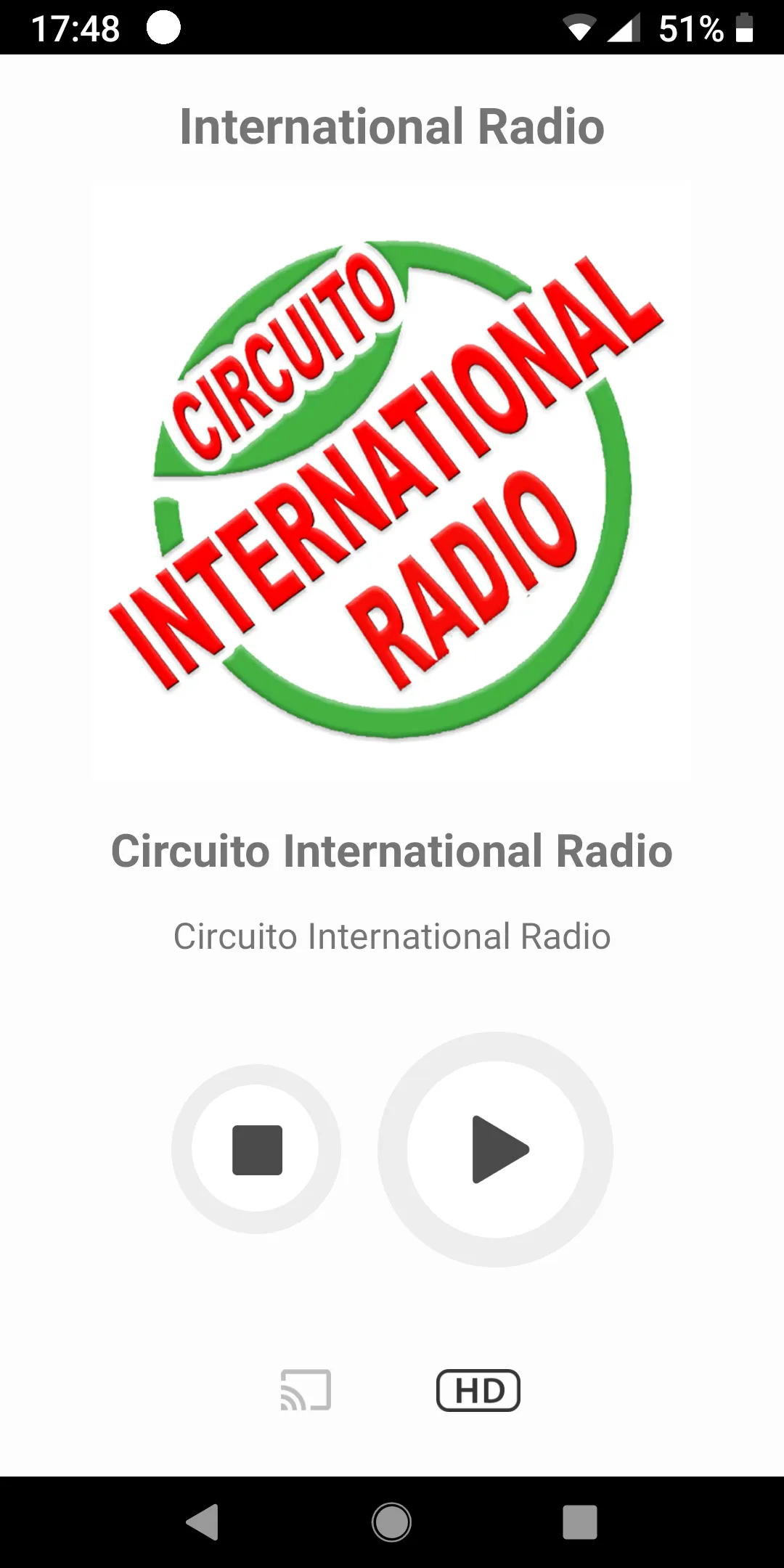 Circuito International Radio | Indus Appstore | Screenshot