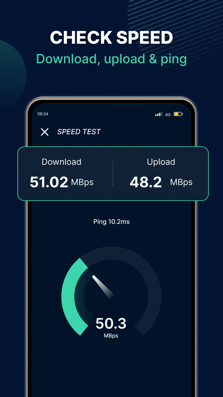 Internet speed test: Wifi test | Indus Appstore | Screenshot