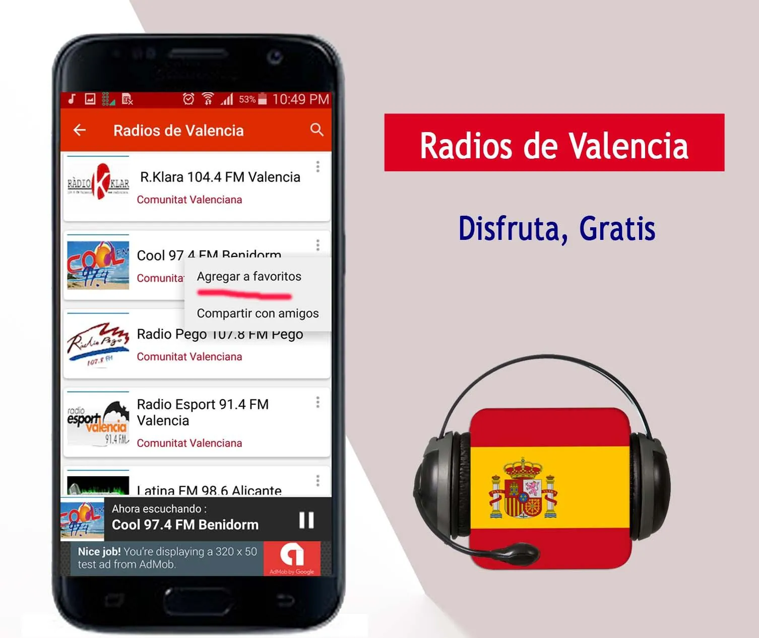 Radios de Valencia | Indus Appstore | Screenshot