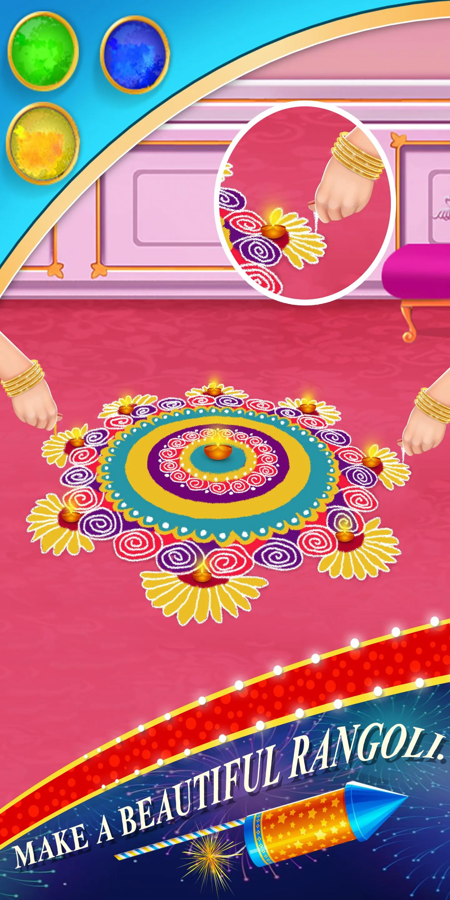 Diwali Celebration eCard Maker | Indus Appstore | Screenshot