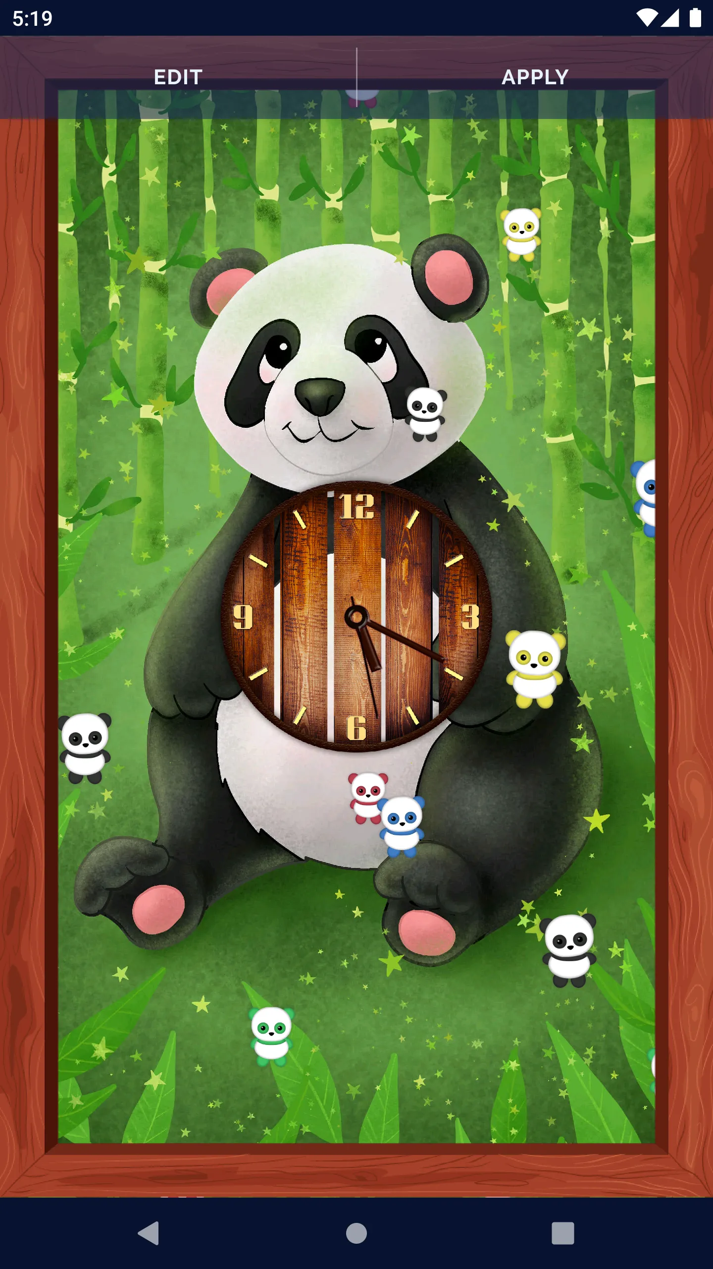 Panda Kawaii Live Wallpaper | Indus Appstore | Screenshot