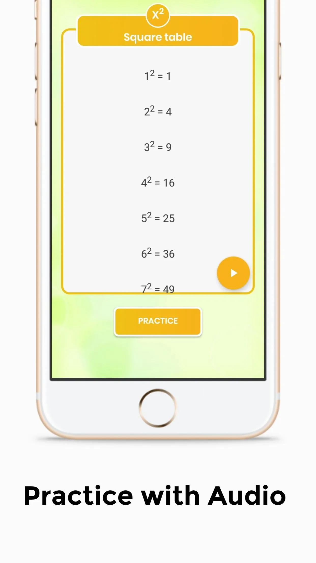 Math Table Audio | Memorize +  | Indus Appstore | Screenshot