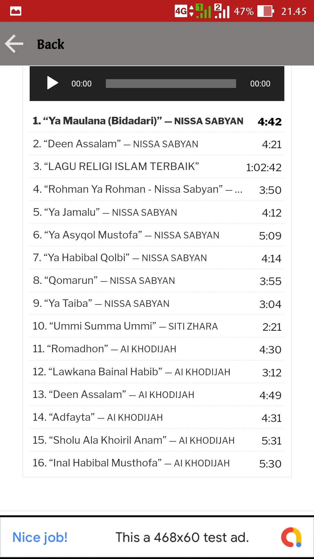 Mp3 Sholawat Nabi | Indus Appstore | Screenshot